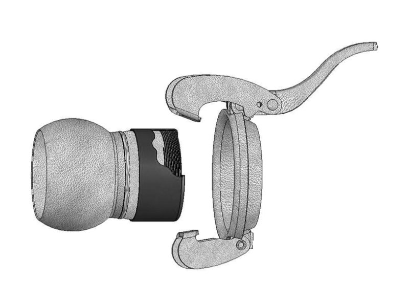 Galv Male Coupling Thread c/w Lever Ring 159 x 6in