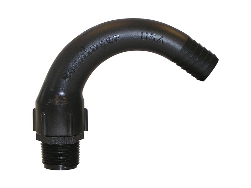 Senninger Gooseneck 125Deg Single 3/4in (19mm) Barb Outlet