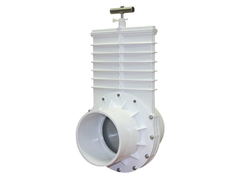 PVC Sliding Gate Valve 150mm Slip Joint