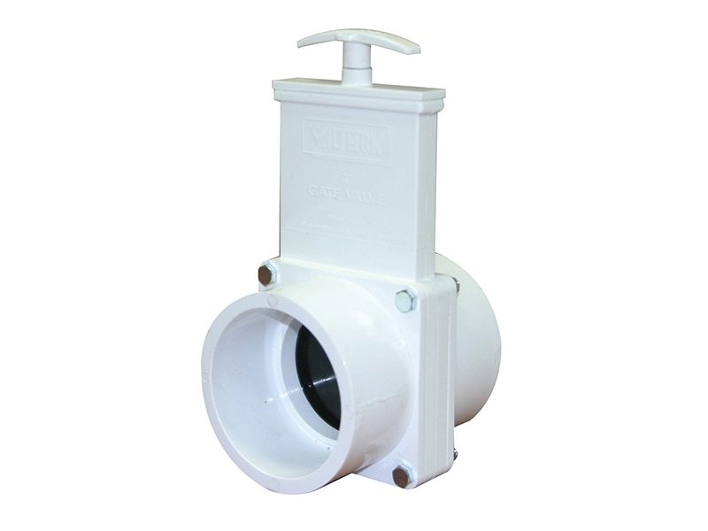 PVC Sliding Gate Valve 80mm Slip Joint