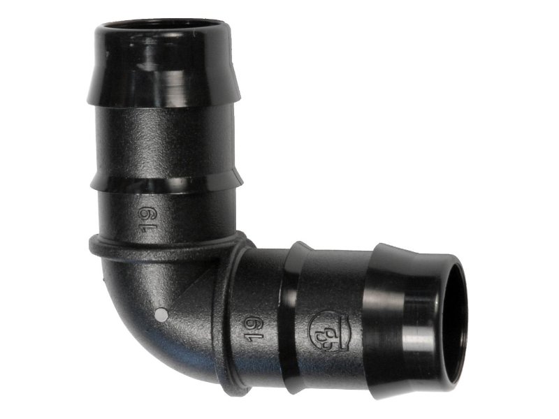 Antelco Lateral Elbow 19mm Double Barbed (47265)