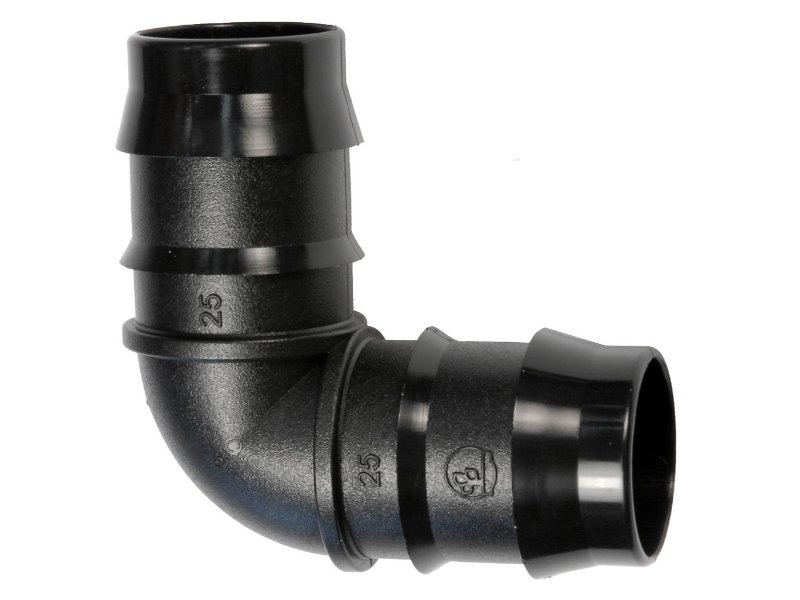 Antelco Lateral Elbow 25mm Double Barbed (47255)