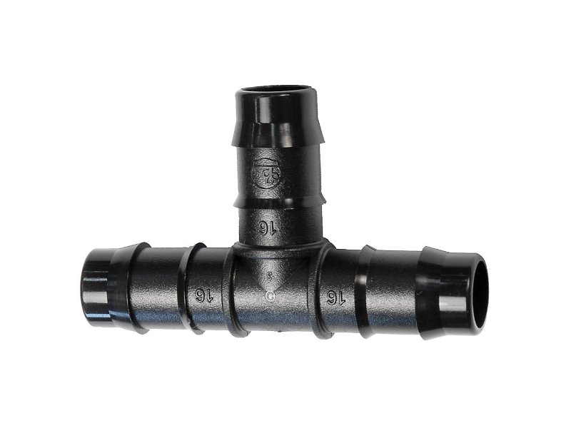 Antelco Lateral Tee 16mm Double Barbed (47425)
