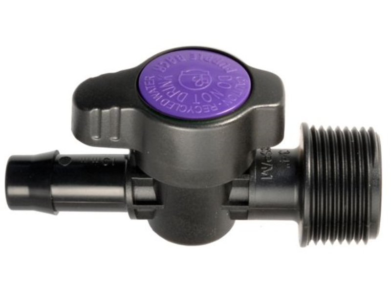 Antelco Lateral Valve 13mm Purple x 20mm BSP (46705)