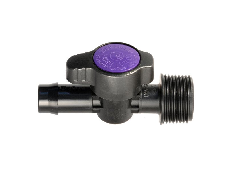 Antelco Lateral Valve 16mm Purple x 20mm BSP (46715)
