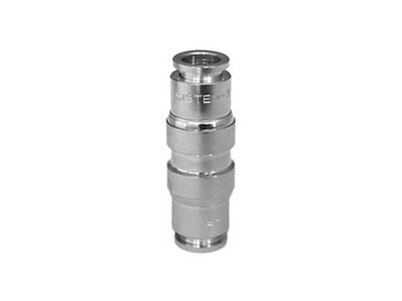 Metal Straight Tube Connector 6mm