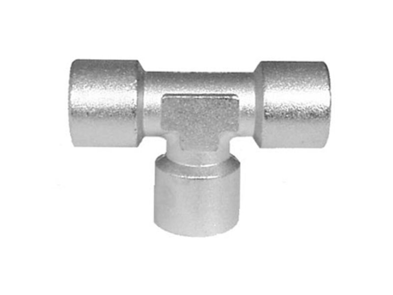 Metal Female Threaded Tee 1/8in BSP