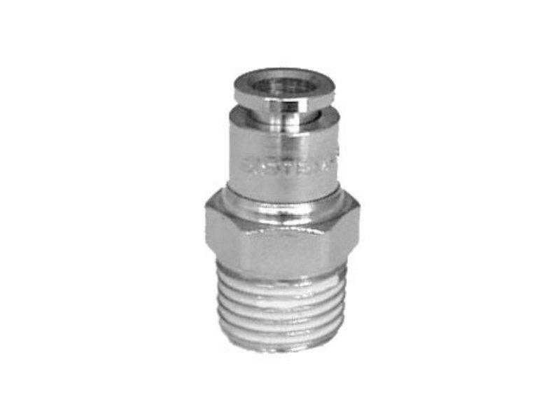 Metal Male Coupling 10mm x 3/8in BSP