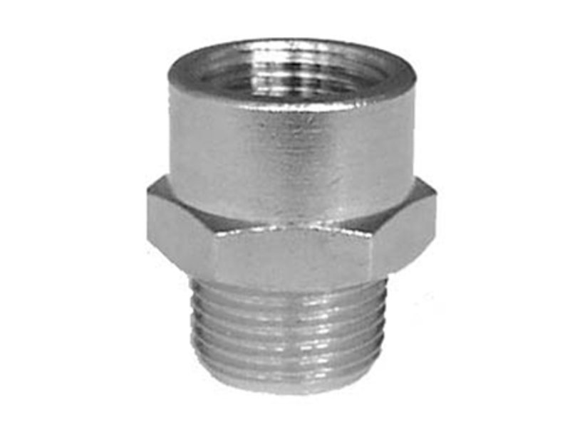 Metal Male x Female Adaptor 1/4 F x 1/8 M BSP