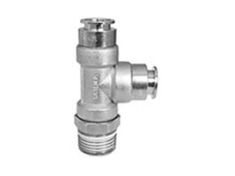 Metal Run Tee 8mm x 1/4in BSP