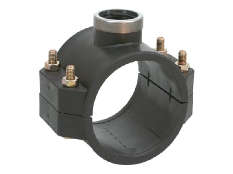 Metric Tapping Saddle 40mm x 15mm BSP - 2 Bolt