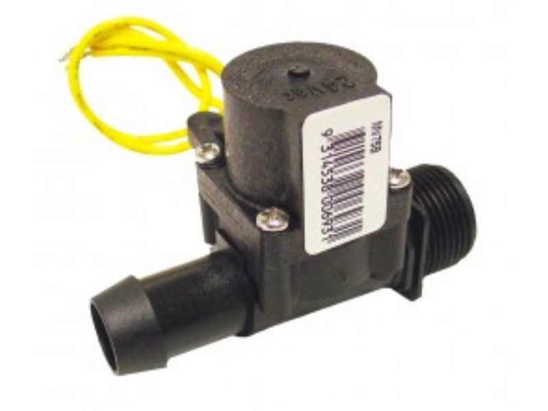 Micro Solenoid Valve 24VAC 20mm BSP x 19mm Barb
