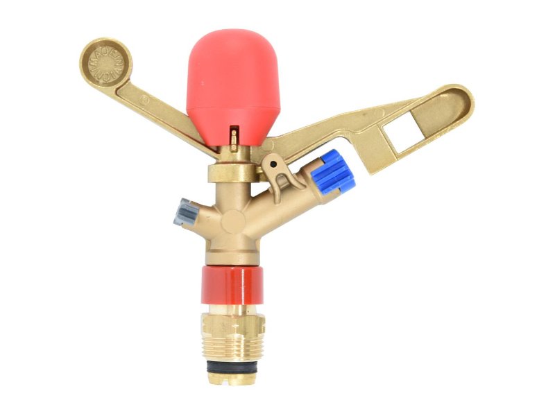 Naan 233B-M 20mm Male  c/w 3.5 Blue x 2.5mm Grey Nozzles - Red Sleeve
