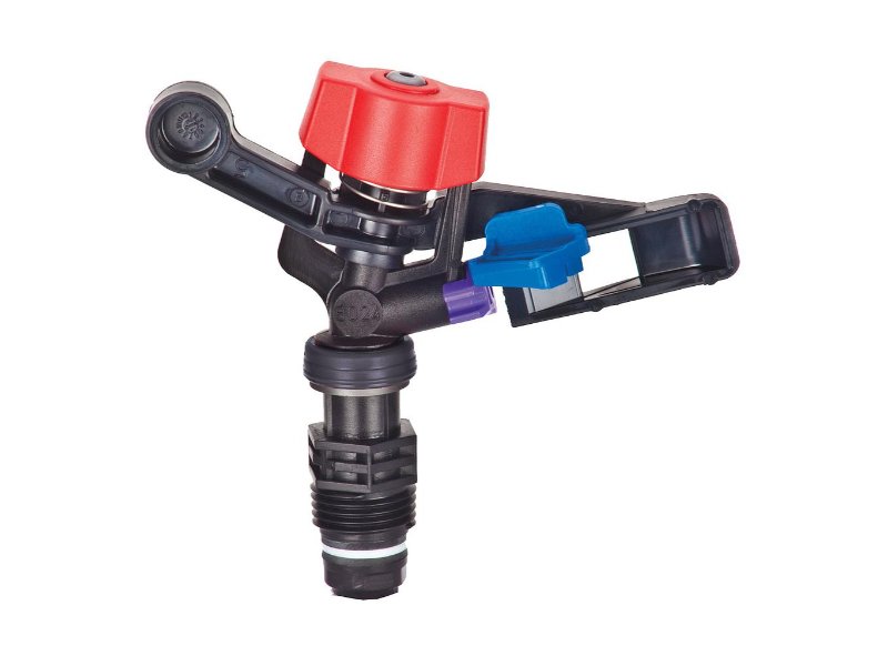 Naan 5024SD 15mm Male Low Angle 12 Degree c/w 3.0mm Red Nozzle (Black Sleeve)