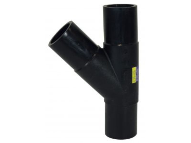 PE100 Spigot Tee 140mm 45o PN16