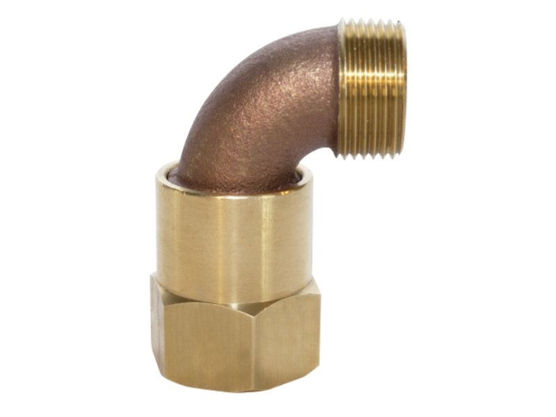 Brass Swivel Elbow 40mm x 40mm BSP