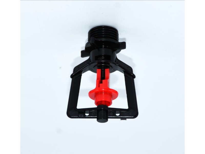 Rondo Inv Sprinkler Black 10mm Base F/Reg 23 l/h - Red Rotor