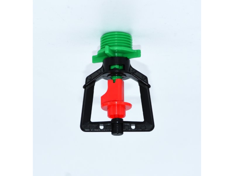 Rondo Inv Sprinkler Green 10mm Base F/Reg 53 l/h - Red Rotor