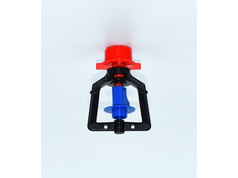 Rondo Inv Sprinkler Red 10mm Base 104 l/h - Blue Rotor