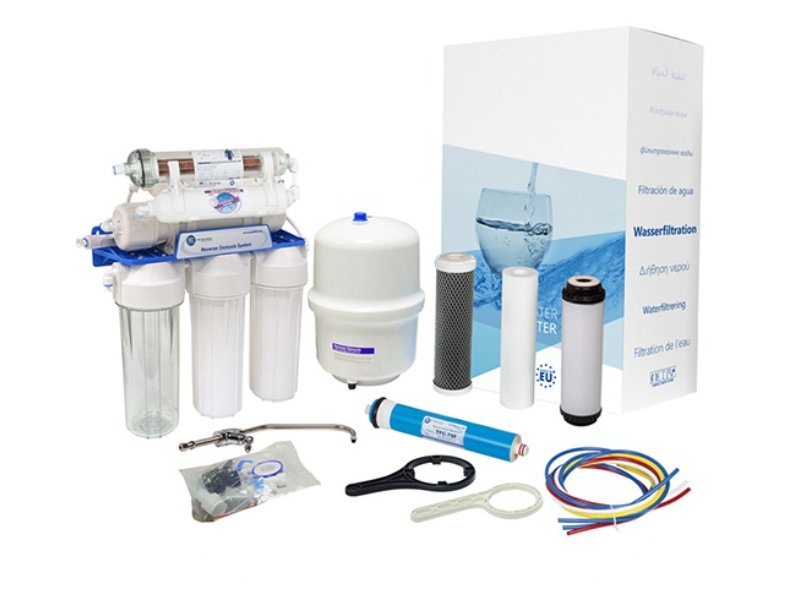Aquafilter 7-Stage Reverse Osmosis System c/w Tank