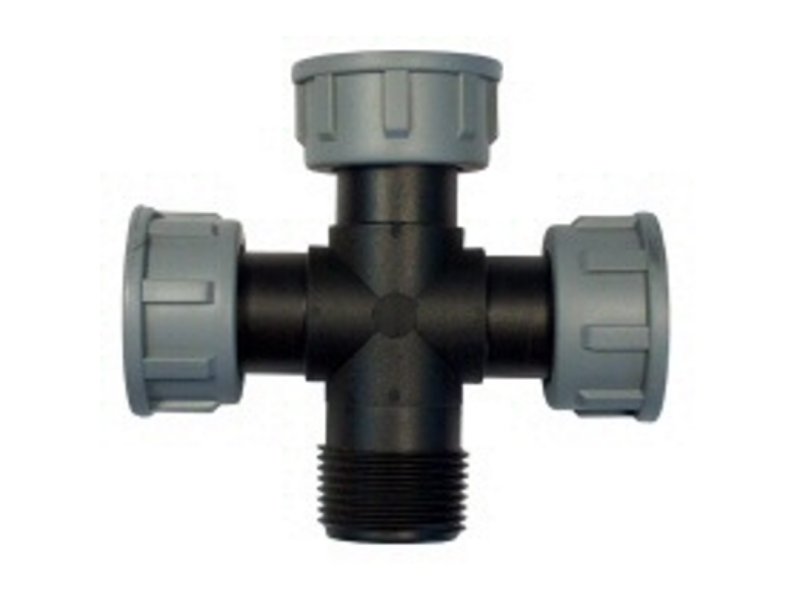 Tavlit Manifold Cross 25mm F x M x F x F