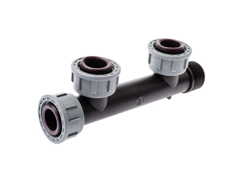 Tavlit Manifold 25mm Swivel 2 outlet