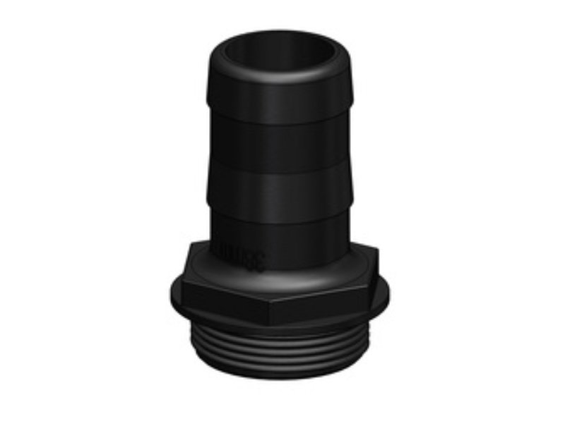Tru Design Male Hose Tail 38mm x 40mm BSP Short