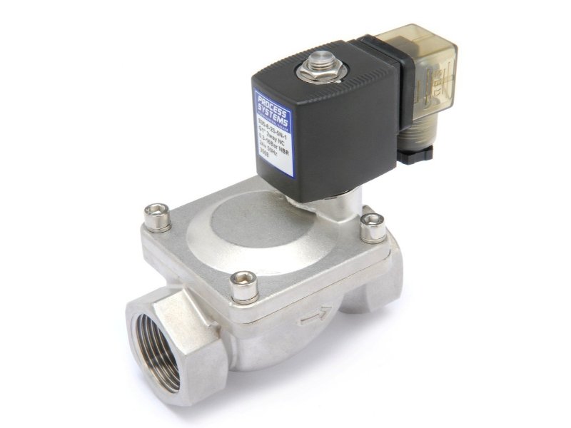 S/Steel Solenoid Valve 15mm BSP N/Closed 24VAC