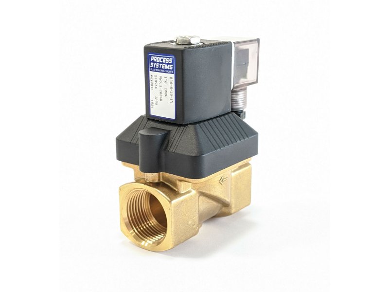 Brass Solenoid Valve 25mm BSP N/Closed 12VDC