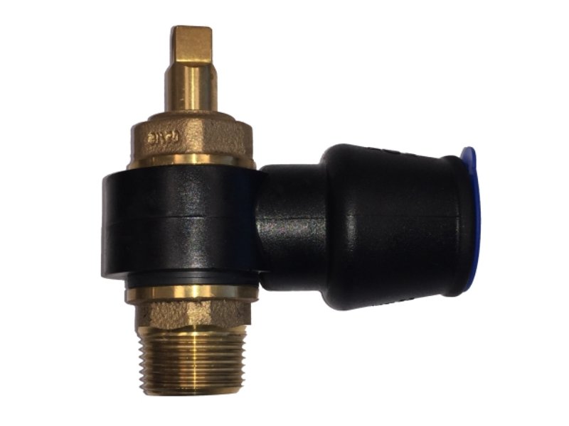Talbot Pushfit Ferrule Plastic Sq. Head 32mm PE x 25mm BSPM (E3872)