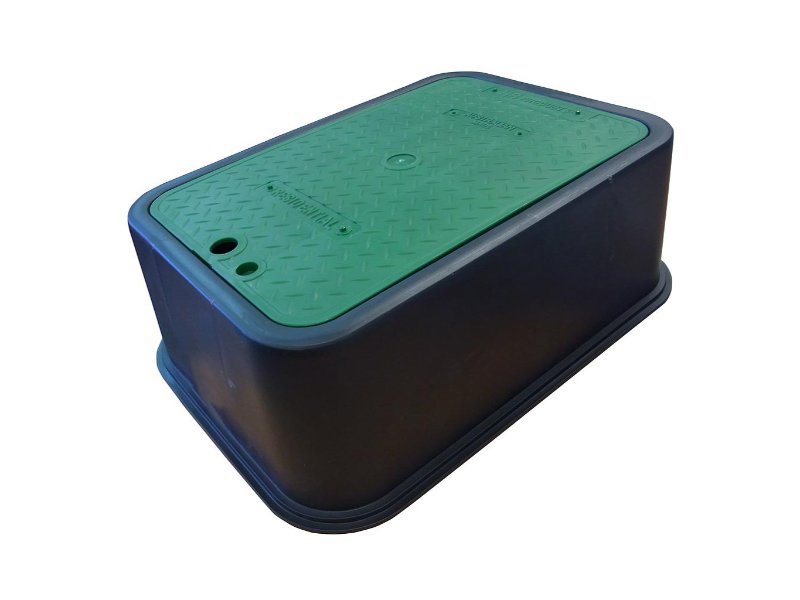 HR Valve Box Rectangular 425x295x165mm Deep c/w Inlay Lid